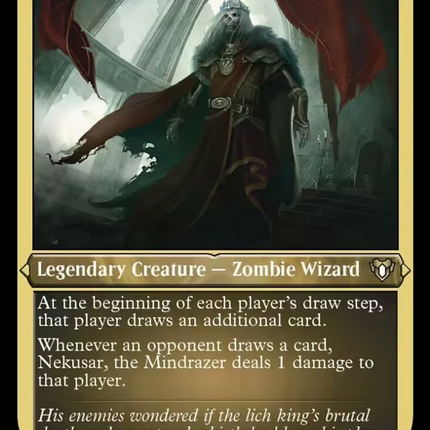 Nekusar, the Mindrazer (Foil Etched) [Commander Masters]