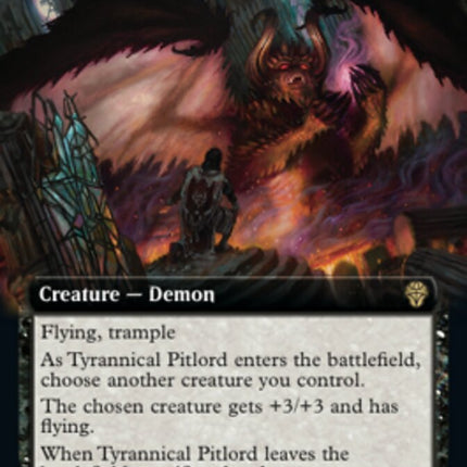 Tyrannical Pitlord (Extended Art) [Dominaria United]