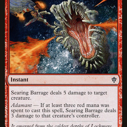 Searing Barrage [Throne of Eldraine]