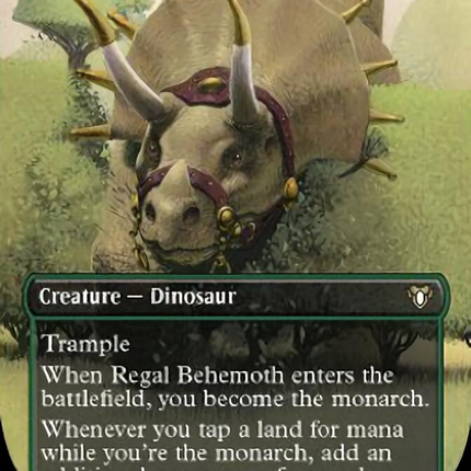 Regal Behemoth (Borderless Alternate Art) [Commander Masters]