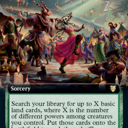 Celebrate the Harvest (Extended Art) [Innistrad: Midnight Hunt Commander]