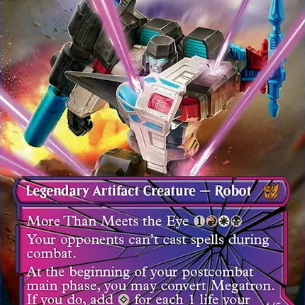 Megatron, Tyrant // Megatron, Destructive Force (Shattered Glass) [Transformers]
