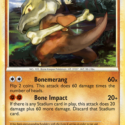 Marowak (44/102) [HeartGold & SoulSilver: Triumphant]