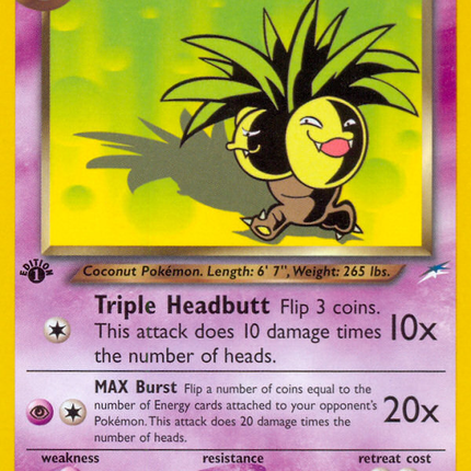Dark Exeggutor (33/105) [Neo Destiny 1st Edition]