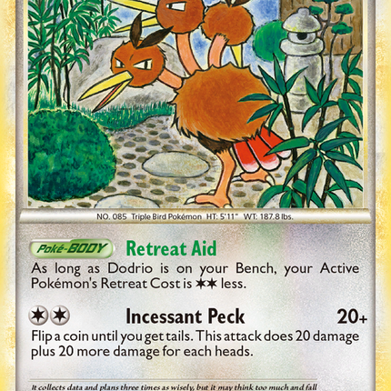 Dodrio (11/90) [HeartGold & SoulSilver: Undaunted]