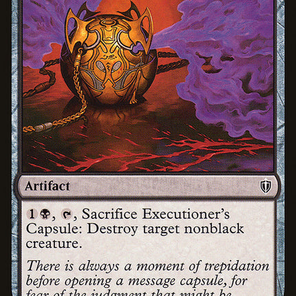 Executioner's Capsule [Commander 2016]