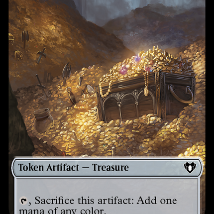 Treasure // Cat (0005) Double-Sided Token [Commander Masters Tokens]