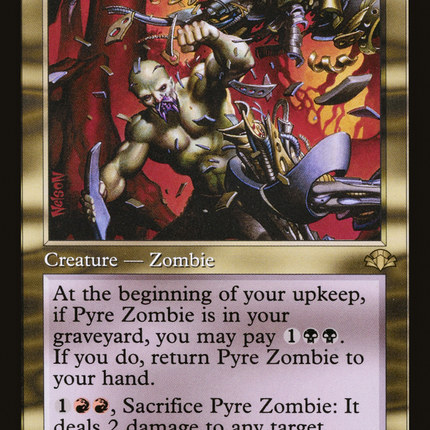 Pyre Zombie (Retro) [Dominaria Remastered]