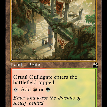 Gruul Guildgate (Retro Frame) [Ravnica Remastered]