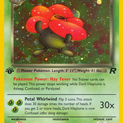 Dark Vileplume (13/82) [Team Rocket 1st Edition]