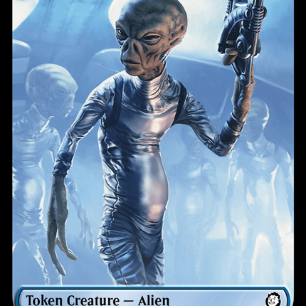Alien // Clue Double-Sided Token [Fallout Tokens]