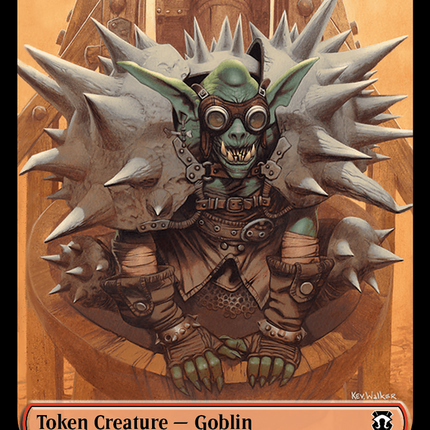 Tarmogoyf (Ripple Foil) // Goblin Double-Sided Token [Modern Horizons 3 Commander Tokens]