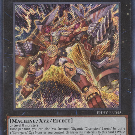 Gigantic "Champion" Sargas [PHHY-EN045] Secret Rare