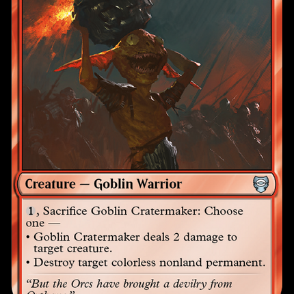 Goblin Cratermaker [The Lord of the Rings: Tales of Middle-Earth Commander]