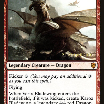 Verix Bladewing [Dominaria Prerelease Promos]