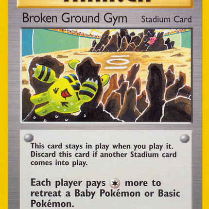 Broken Ground Gym (92/105) [Neo Destiny 1st Edition]