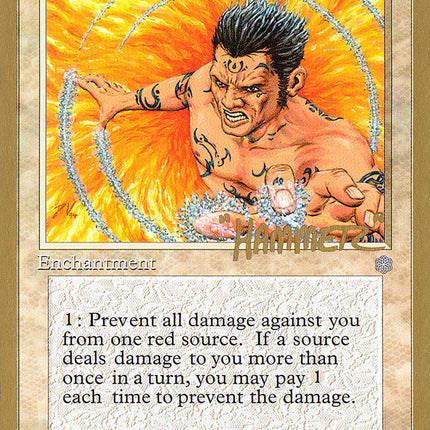 Circle of Protection: Red (Shawn "Hammer" Regnier) (SB) [Pro Tour Collector Set]