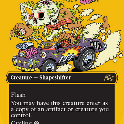 Waxen Shapethief (Borderless) (First-Place Foil) [Aetherdrift]