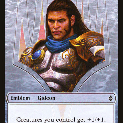 Gideon, Ally of Zendikar Emblem [Battle for Zendikar Tokens]