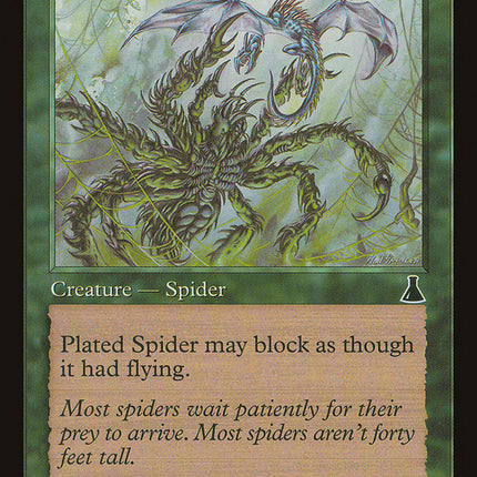 Plated Spider [Urza's Destiny]