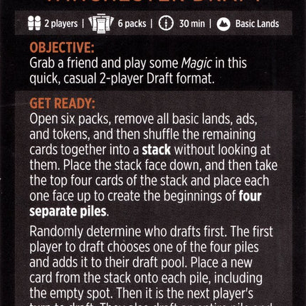 Winchester Draft (Magic Minigame) [Strixhaven: School of Mages Minigame]