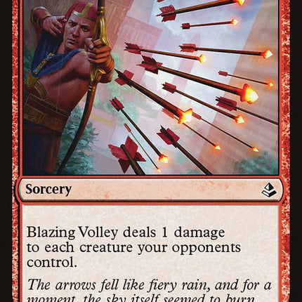 Blazing Volley [Amonkhet]
