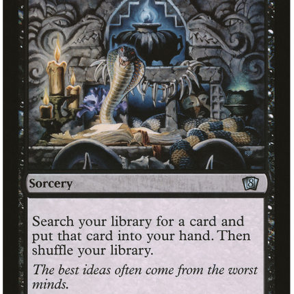 Diabolic Tutor (Oversized) [Eighth Edition Box Topper]
