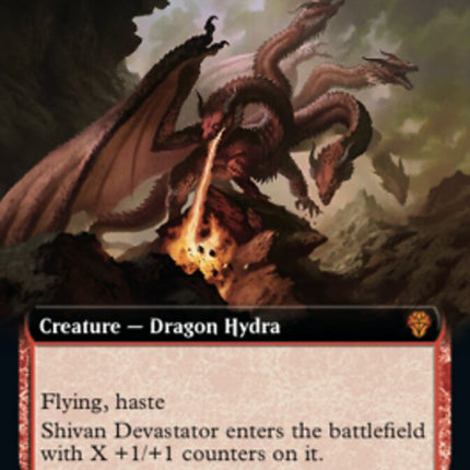 Shivan Devastator (Extended Art) [Dominaria United]