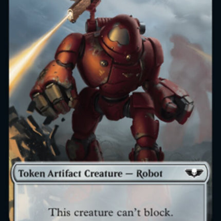 Astartes Warrior // Robot Double-Sided Token (Surge Foil) [Warhammer 40,000 Tokens]