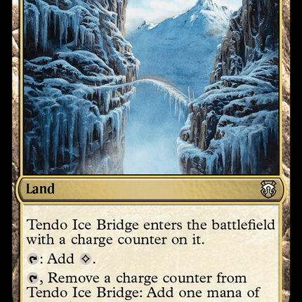 Tendo Ice Bridge (Ripple Foil) [Modern Horizons 3 Commander]