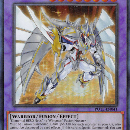 Elemental HERO Shining Neos Wingman [POTE-EN041] Ultra Rare