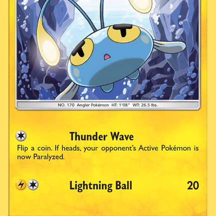 Chinchou (73/214) [Sun & Moon: Lost Thunder]
