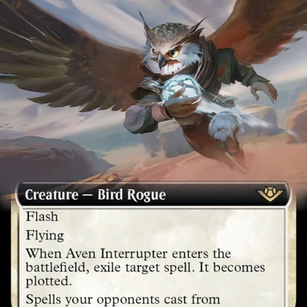 Aven Interrupter (Extended Art) [Outlaws of Thunder Junction]