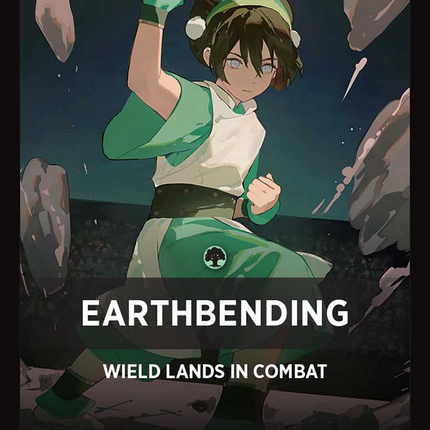 Earthbending Theme Card (0010) [Avatar: The Last Airbender Tokens]