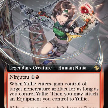 Yuffie, Materia Hunter (Extended Art) [FINAL FANTASY Commander]