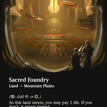 Sacred Foundry (Borderless) [Edge of Eternities]