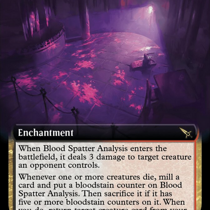 Blood Spatter Analysis (Extended Art) [Murders at Karlov Manor]