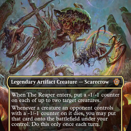 The Reaper, King No More (Borderless) [Lorwyn Eclipsed Commander]