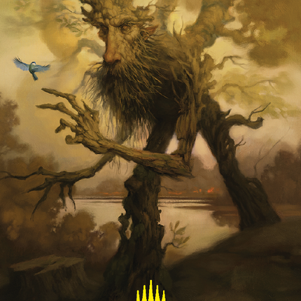 Treefolk Token Art Card (Gold-Stamped Signature) [The Lord of the Rings: Tales of Middle-earth Art Series]