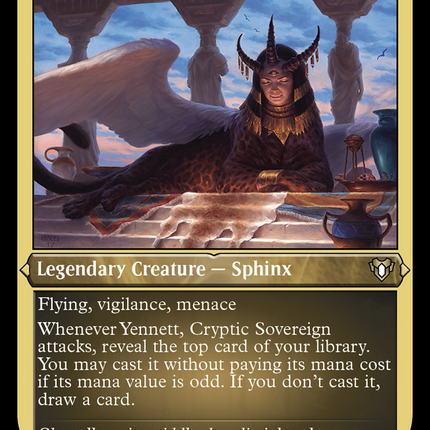 Yennett, Cryptic Sovereign (Foil Etched) [Commander Masters]
