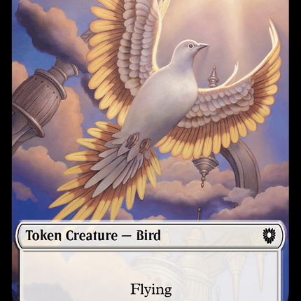 Storm Crow // Bird (003) Double-Sided Token [Bloomburrow Commander Tokens]