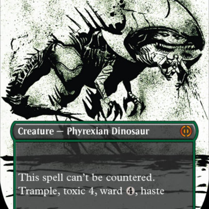 Tyrranax Rex (Borderless Ichor) [Phyrexia: All Will Be One]