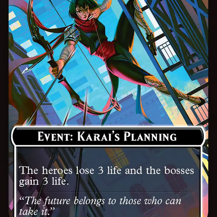 Event: Karai's Planning [Teenage Mutant Ninja Turtles Commander Tokens]