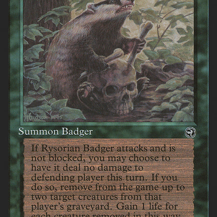 Rysorian Badger [Homelands]