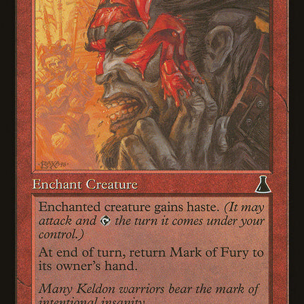 Mark of Fury [Urza's Destiny]