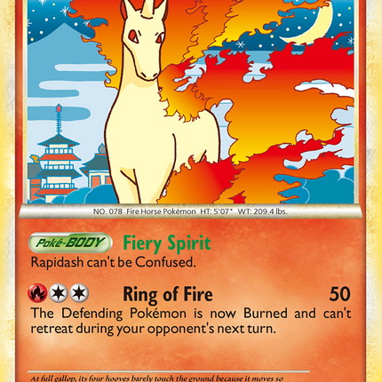 Rapidash (8/102) [HeartGold & SoulSilver: Triumphant]