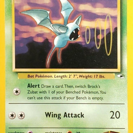 Brock's Zubat (24/132) [Gym Heroes Unlimited]