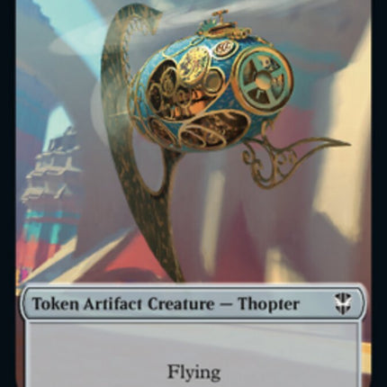 Thopter // Treasure (013) Double-Sided Token [Streets of New Capenna Commander Tokens]