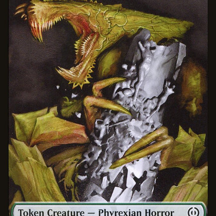 Phyrexian Goblin // Phyrexian Horror Double-Sided Token [Phyrexia: All Will Be One Tokens]