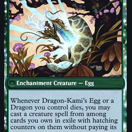 The Dragon-Kami Reborn // Dragon-Kami's Egg [Kamigawa: Neon Dynasty Prerelease Promos]